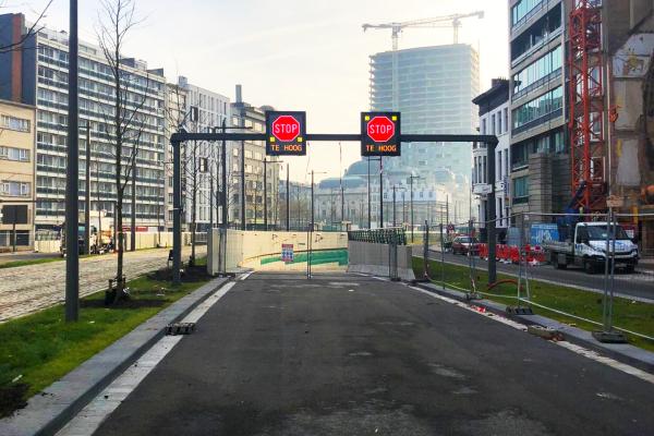 Operatunnel Antwerpen digital signage